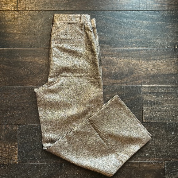 NWOT Gorgeous bronze wide leg trousers - Picture 6 of 9